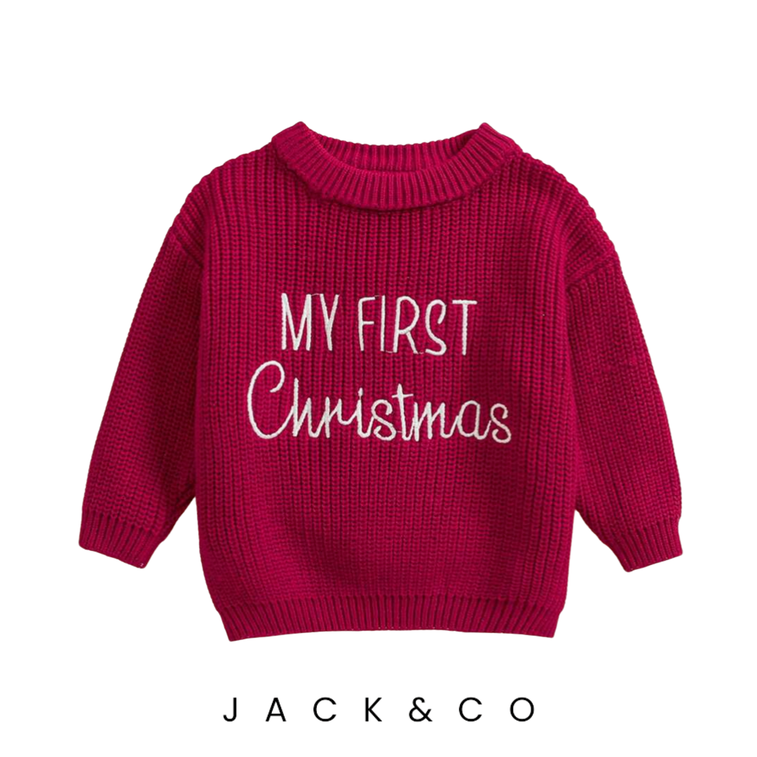 My 1st Christmas (christmas red)