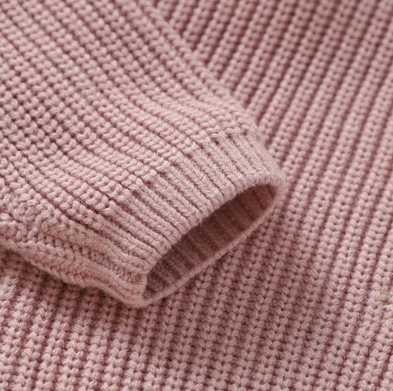 The Fuzzy Tail Knit (Dusty Pink)
