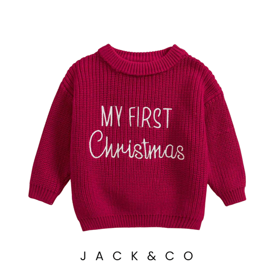 My 1st Christmas (christmas red)