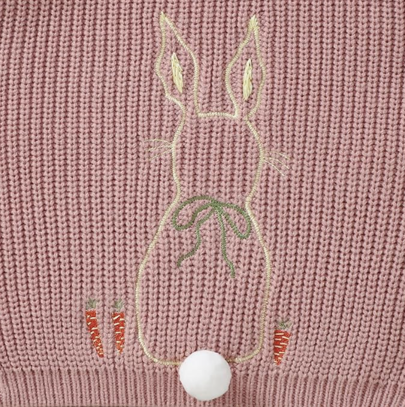 The Fuzzy Tail Knit (Dusty Pink)